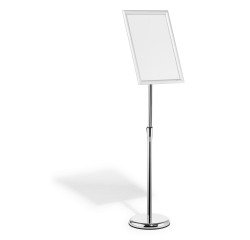Espositore da pavimento con cornice a scatto in alluminio A3 Durable