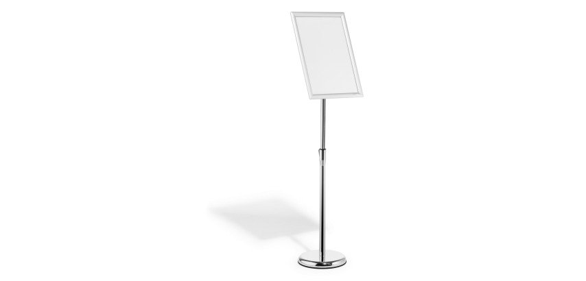 Espositore da pavimento con cornice a scatto in alluminio A3 Durable