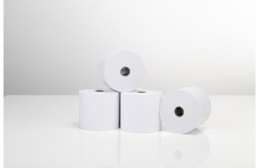 Rollos de papel térmico 30696875 - l 80 mm x L 76 m, Ø 80 mm - 10 capas - paquete de 10
