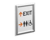 En_cornice a scatto in alluminio a4 durable