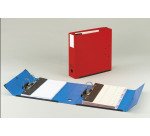 Classeur à levier cartonné double mécanisme Arianex A4 maxi - Dos 9 cm couleur