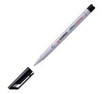 Stylo-feutre stabilo ohp pen soluble pointe fine 0.7mm couleurs assorties pochette 4 unités