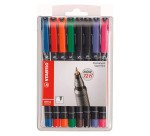 Pennarello OHPen universal permanente 841 - punta superfine 0,4 mm - colori assortiti - Stabilo - conf. 8 pezzi