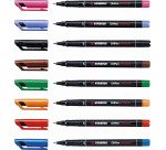 Pennarello OHPen universal permanente 841 - punta superfine 0,4 mm - colori assortiti - Stabilo - conf. 8 pezzi