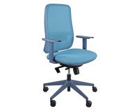 Sedia direzionale Kolor colore Celeste e struttura Blu