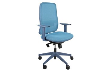 Sedia direzionale Kolor colore Celeste e struttura Blu