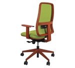 Sedia direzionale Kolor colore Verde mela e struttura Mattone