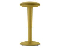 Sgabello Ergo Updown rotondo colore giallo