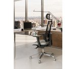 Sedia direzionale ergonomica X-Pro PG con poggiatesta