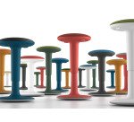 Sgabello Ergo Updown rotondo