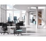 Sedia direzionale ergonomica Joga sincro struttura in colore nero