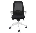 Sedia direzionale ergonomica Joga sincro struttura in colore bianco