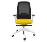 Sedia direzionale ergonomica Joga sincro struttura in colore bianco