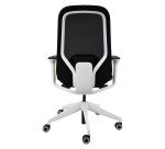 Sedia direzionale ergonomica Joga sincro struttura in colore bianco