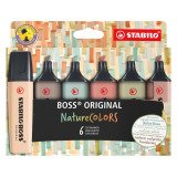 En_evidenziatori stabilo boss naturecolors 6 pezzi