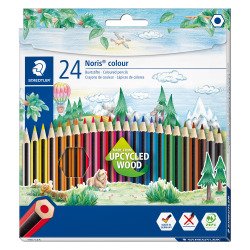 Matite colorate STAEDTLER Noris colour assortiti 24 pezzi