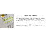Foglietti Post it trasparenti 73 x 73 mm 36 foglietti
