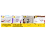 Foglietti Post it trasparenti 73 x 73 mm 36 foglietti