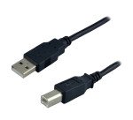 MCL câble USB A USB B - 3 m noir