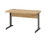 Mesa recta An 140 cm Quarta Plus patas metal L