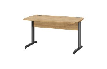 Mesa recta An 140 cm Quarta Plus patas metal L