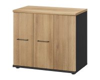 Armario bajo Quarta Plus Alto 71 cm 1 puerta batiente 2 puertas plegables
