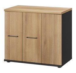 Armario bajo Quarta Plus Alto 71 cm 1 puerta batiente 2 puertas plegables