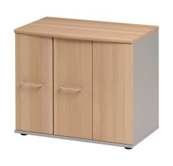 Armario bajo Quarta Plus Alto 71 cm 1 puerta batiente 2 puertas plegables