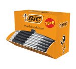 Penne a sfera BIC Atlantis Classic 1.0 mm confezione convenienza 30+6 pezzi in omaggio