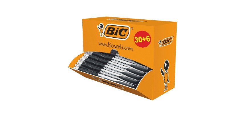 Penne a sfera BIC Atlantis Classic 1.0 mm confezione convenienza 30+6 pezzi in omaggio