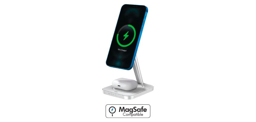Station de charge 3 en 1 sans fil compatible MagSafe