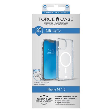 Coque renforcée iPhone 14 /13 compatible MagSafe Force Case