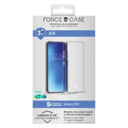 Verstevigd hoesje Samsung G S23 Plus 5G AIR transparant Force Case