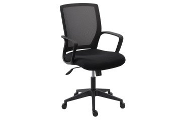 Sedia operativa Reece colore nero