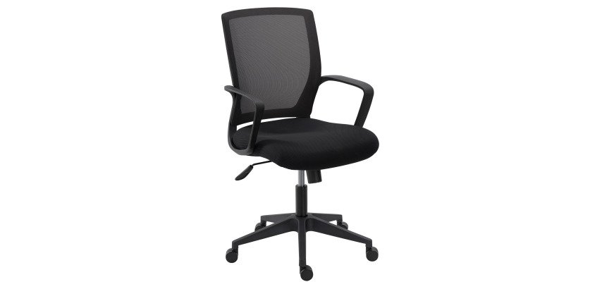 Sedia operativa Reece colore nero