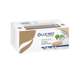 Carta asciugamani Econatural Lucart  2 veli piegato a Z 18 unità da 220 fogli