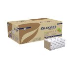 Carta asciugamani Econatural Lucart  2 veli piegato a V 20 unità da 190 fogli