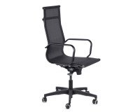 WH Star Executive Chair with Black Mesh Backrest