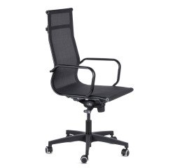 WH Star Executive Chair with Black Mesh Backrest