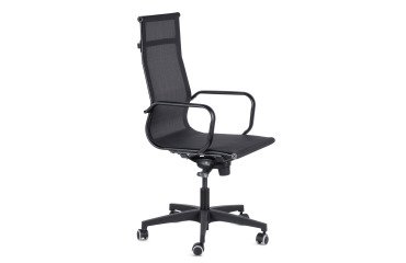 Sedia Direzionale WH Star schienale in rete nero