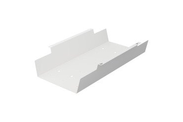 Goulotte passe-câbles horizontale universelle pour pôle de bureaux L 60 x P 23 x H 10 cm