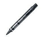 Pentel N50 Permanent Marker Medium Bullet 2.5 mm Black Waterproof Pack of 12
