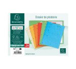 Paquet de 25 dossiers de plaidoirie pré-imprimés Exacompta - 25 x 32 - couleur