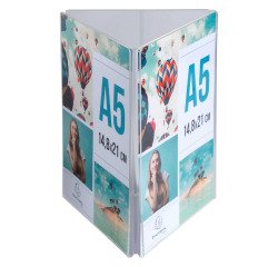 Porta-avvisi da banco A5 verticale Exacompta