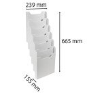 Exacompta A4 Portrait Wall Rack (6)