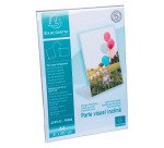 Espositore da tavolo inclinato A4 cristallo Exacompta - Portamenu