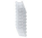 WALL RACK A4 PORTRAIT (8) clear - Crystal
