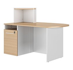 Rezeptionstresen kompakt Ecke L 145 cm Well