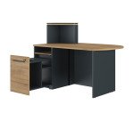 Banque d'accueil retour à gauche L 145 cm - Zoom