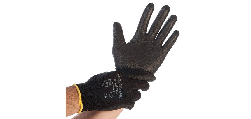 Paire de gants de manutention ´Black Ace´ Hygostar - La paire